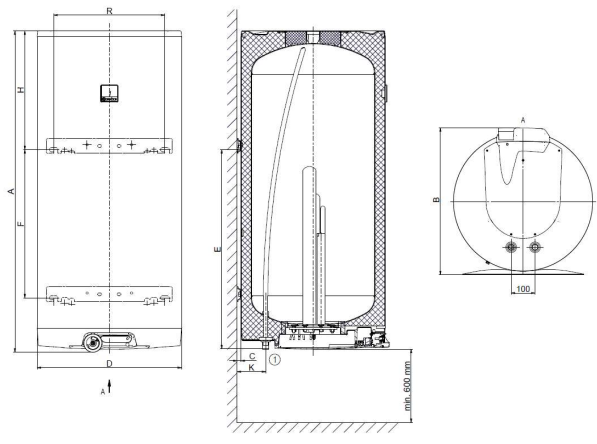 Draice 2-2 kW - rozmry