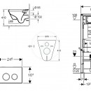 Sada pro zvsn WC + klozet a sedtko softclose Villeroy & Boch - sada s tlatkem Sigma50, vpl bl