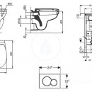 Sada pro zvsn WC + klozet a sedtko softclose Ideal Standard Quarzo - sada s tlatkem Sigma01, chrom