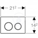 Ovldac tlatko OMEGA20, bl/leskl chrom