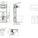 Set pedstnov instalace, klozetu a sedtka  Dolomite Quarzo, tlatka Oleas M1, SoftClose, bl